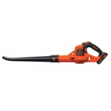 LEAF BLOWER GWC1820PC / 18 V / 2 AH / POWERCOMMAND, BLACK+DECKER
