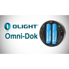 Pakrovėjas Olight OMNI-DOK 18650/RCR123 akumuliatoriams