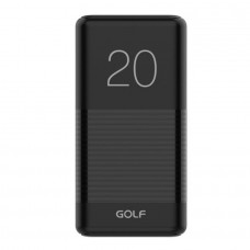 Universalus maitinimo šaltinis 20000mAh Power Bank, GOLF PB-G81